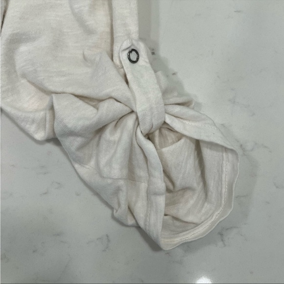 DIVISION E CO Shirt Long Sleeve 
Cream/Grey 
Size XL - Picture 4 of 8